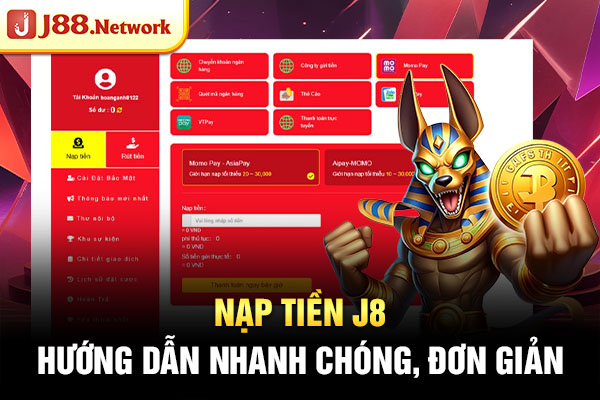 Nạp tiền J88 - Hướng dẫn nhanh chóng, đơn giản 2026 - Hexor