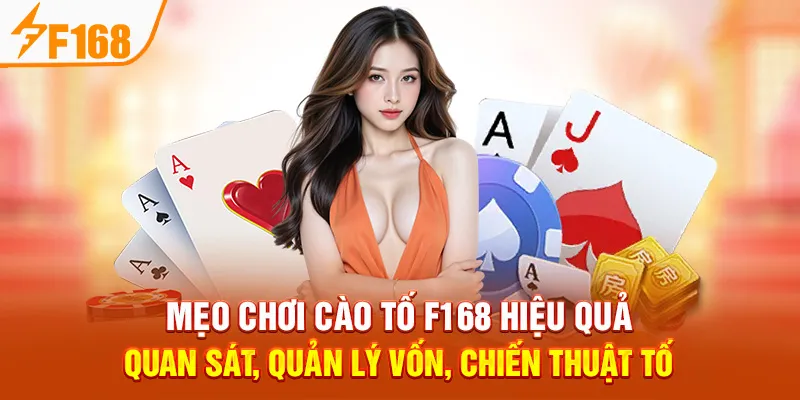 Game Bài Cào Tố F168 | Trải Nghiệm Gay Cấn, Thưởng Cao - Hexor